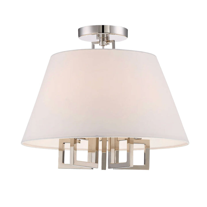 Strata Collection - Flush Mount - Polished Nickel