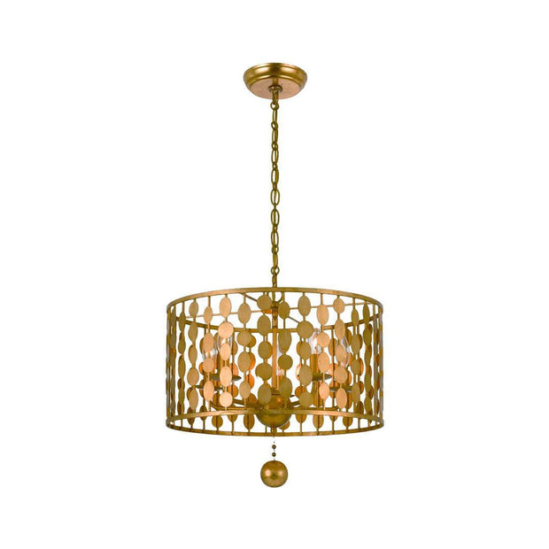 Zucca Collection - Gold Pendant - W:46cm