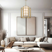 Dixon Collection - Chandelier - W:53cm - Satin Brass