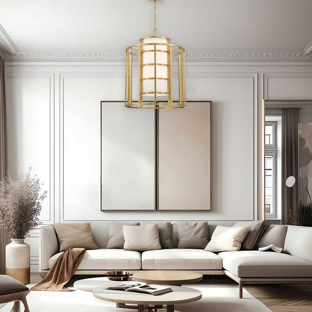 Dixon Collection - Chandelier - W:53cm - Satin Brass