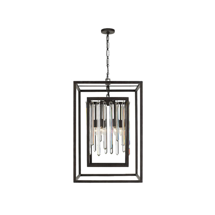 Jace Collection - 6 Lights Pendant - Forged Bronze