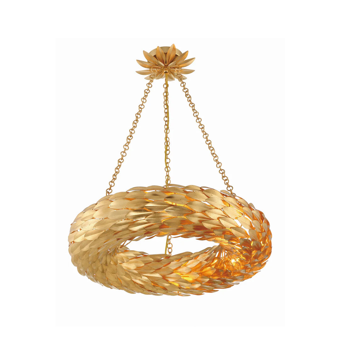 Laurel Collection - Ring Chandelier - Antique Gold - W:60cm