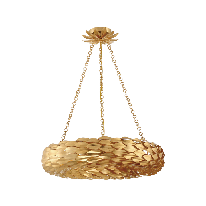 Laurel Collection - Ring Chandelier - Antique Gold - W:60cm