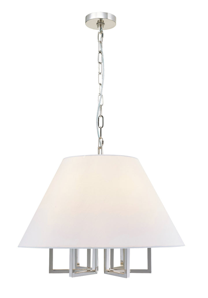 Strata Collection - Pendant - Polished Nickel - W:60cm