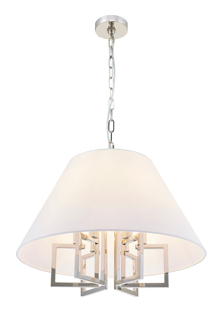 Strata Collection - Pendant - Polished Nickel - W:60cm