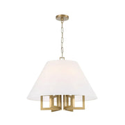 Strata Collection - Pendant - Satin Brass - W:60cm