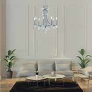 Dakota Collection - 8 Lights Chandelier - Chrome