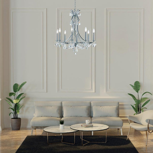 Dakota Collection - 8 Lights Chandelier - Chrome