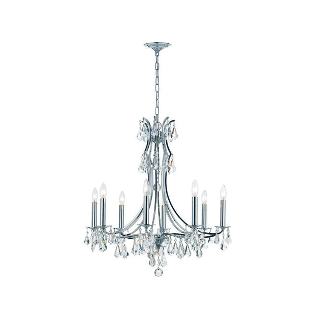 Dakota Collection - 8 Lights Chandelier - Chrome