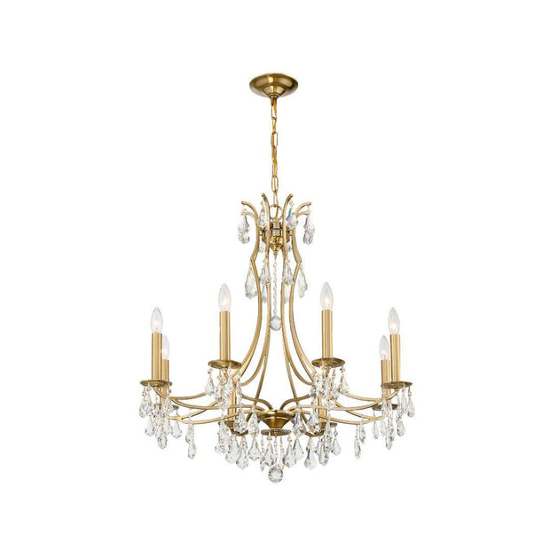 Dakota Collection - 8 Lights Chandelier - Gold