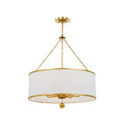 Florentine Collection - 8 Lights Ring Pendant - Antique Gold