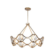 Madison Collection - 8 Lights Chandelier - Antique Gold