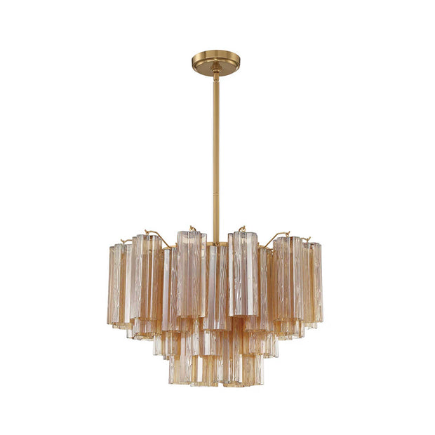 Odelle Collection - Ring Chandelier - Satin Brass - W:56cm