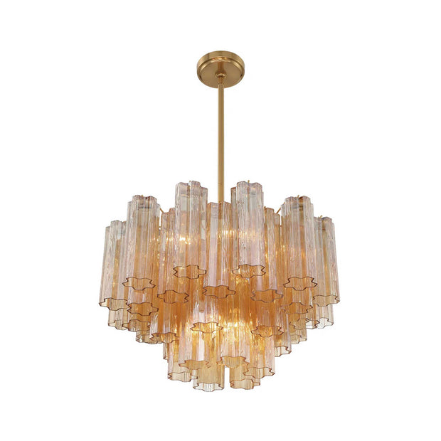 Odelle Collection - Ring Chandelier - Satin Brass - W:56cm