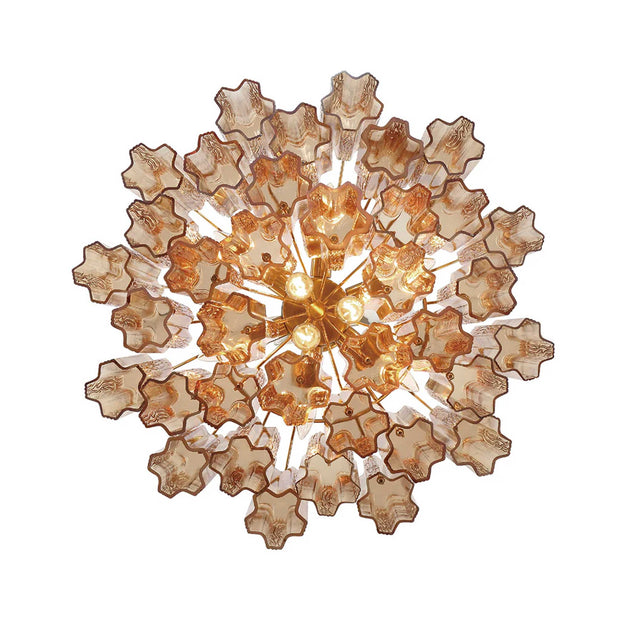 Odelle Collection - Ring Chandelier - Satin Brass - W:56cm