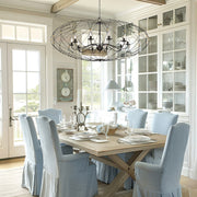 Clinton Collection - English Bronze & Gold - 10 Lights Chandelier