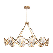 Madison Collection - 10 Lights Chandelier - Antique Gold