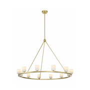 Hulton Collection - 12 Light Chandelier - Satin Brass