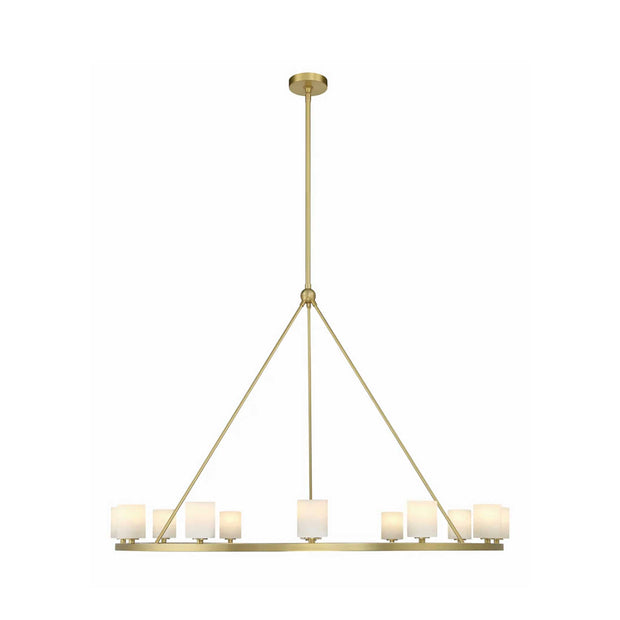 Hulton Collection - 12 Light Chandelier - Satin Brass