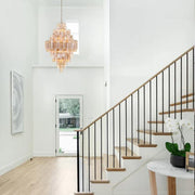 Odelle Collection - Ring Chandelier - Satin Brass - H:128cm