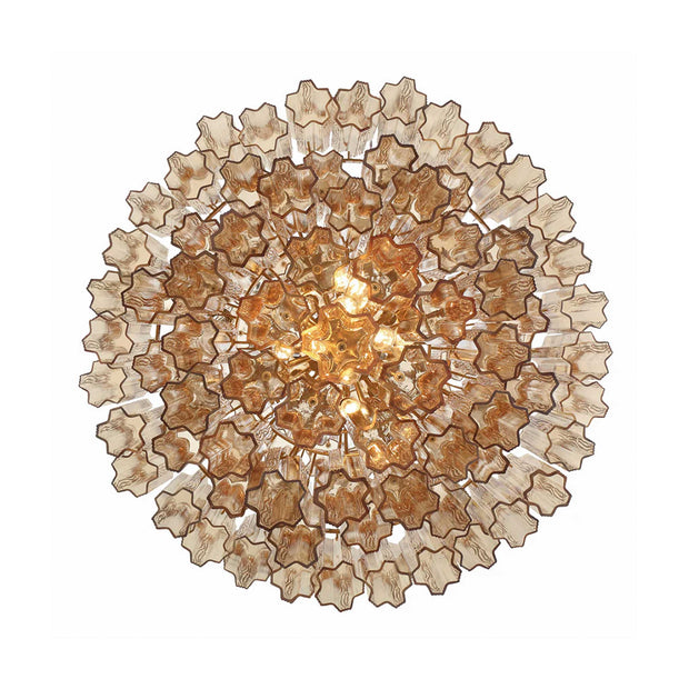 Odelle Collection - Ring Chandelier - Satin Brass - H:128cm
