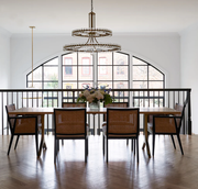 Farris Collection - Aged Brass Chandelier - 2 Tier