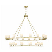 Hulton Collection - 30 Light Chandelier - Satin Brass