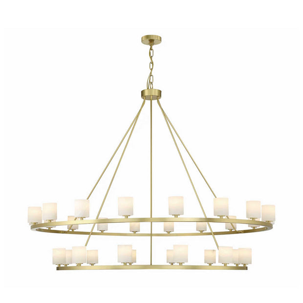 Hulton Collection - 30 Light Chandelier - Satin Brass
