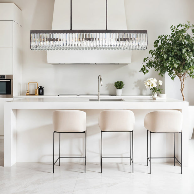 Clover Collection - Bar Light - Charcoal Bronze