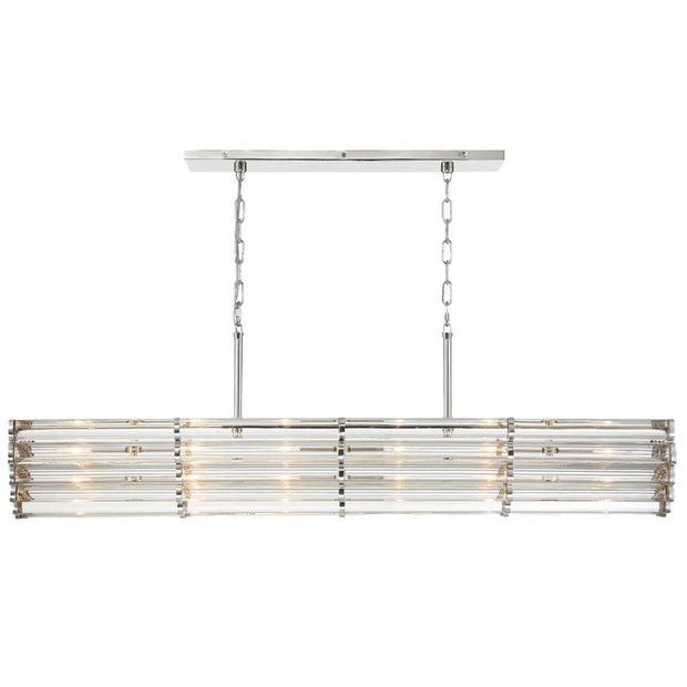 Luna Collection - Polished Nickel Bar Light