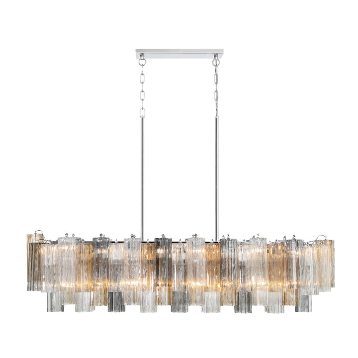Odelle Collection - Bar Light - Autumn & Chrome - L:131cm
