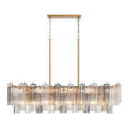 Odelle Collection - Bar Light - Autumn & Satin Brass - L:131cm