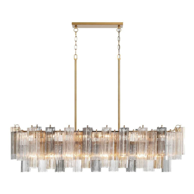 Odelle Collection - Bar Light - Autumn & Satin Brass - L:131cm