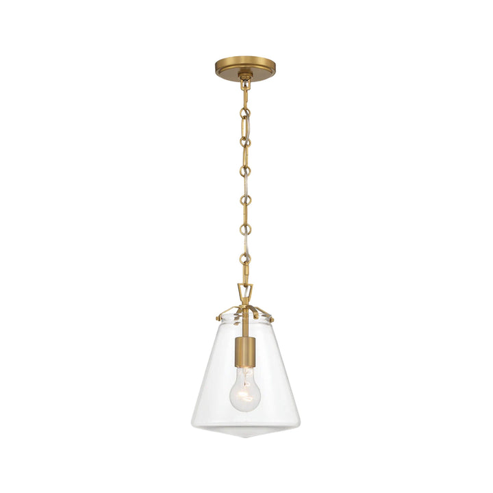 Baxter Collection - Pendant  - Satin Brass - W:21cm