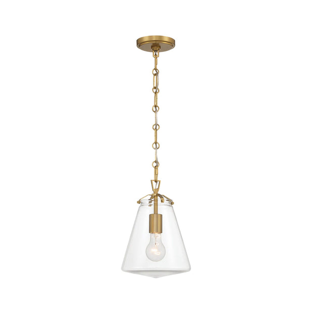 Baxter Collection - Pendant  - Satin Brass - W:21cm