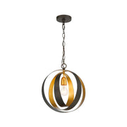 Carson Collection - 1 Light Pendant - English Bronze & Gold