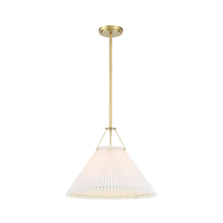 Grayson Collection - Single Pendant - Satin Brass - W:46cm