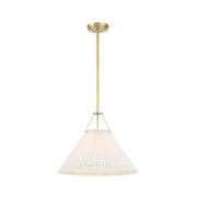 Grayson Collection - Single Pendant - Satin Brass - W:46cm