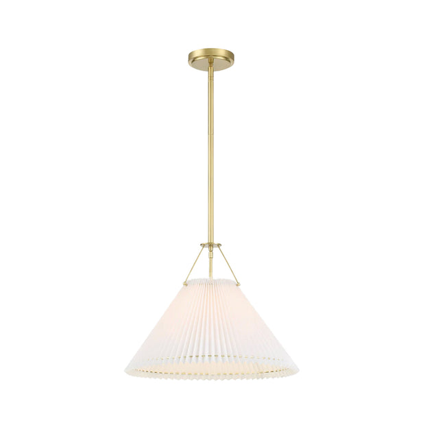 Grayson Collection - Single Pendant - Satin Brass - W:46cm