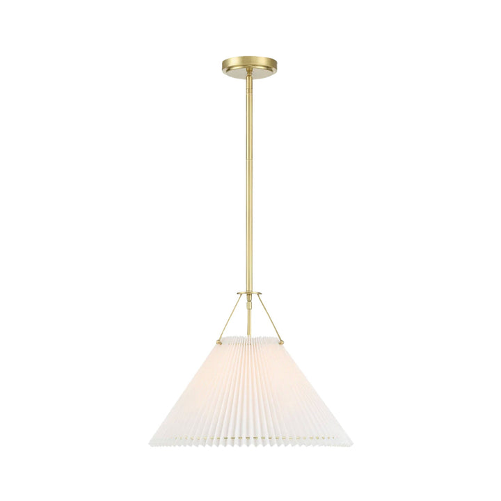 Grayson Collection - Single Pendant - Satin Brass - W:46cm