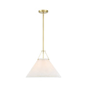 Grayson Collection - Single Pendant - Satin Brass - W:46cm