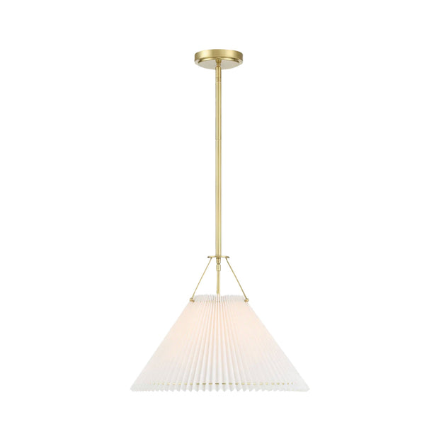 Grayson Collection - Single Pendant - Satin Brass - W:46cm