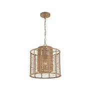Jana Collection - Pendant - Rattan - W:31.8cm