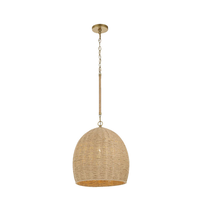 Mace Collection - Pendant - Rattan - W:38cm
