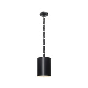 Victor Collection - Pendant - Matte Black & White - W:20cm