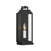 Atlas Collection - 1 Light - Wall Sconce - Matte Black - H:35.5cm