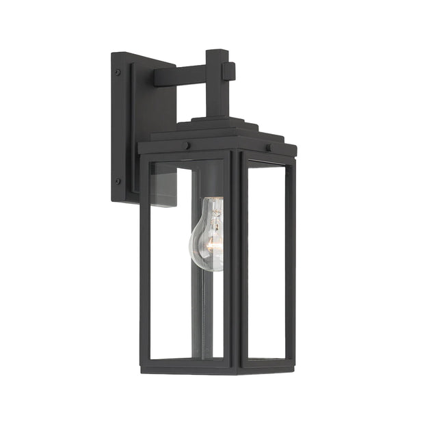 Capsule Collection - 1 Light - Wall Sconce - Matte Black - H:35.6cm
