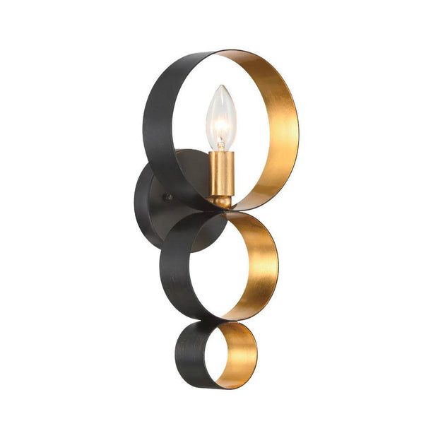 Carson Collection - English Bronze & Gold Wall Sconce