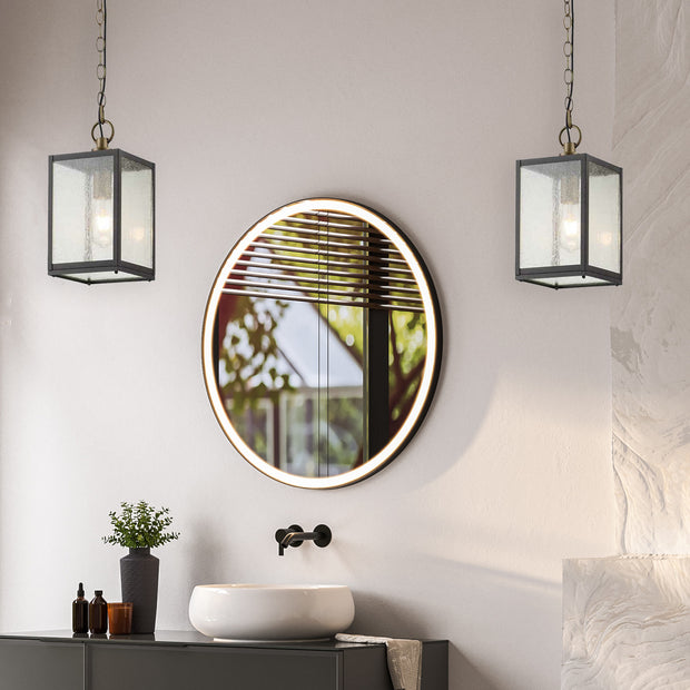 Dome Collection - 1 Light - Wall Sconce - Gold Paint & Matte Black - H:35cm