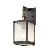 Dome Collection - 1 Light - Wall Sconce - Gold Paint & Matte Black - H:44cm